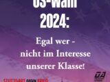 US-Wahl 2024: Egal wer – nicht im Interesse unserer Klasse!